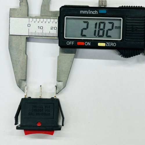 3 Terminal/Pin ON OFF ON 3 Position SPDT Snap-in Rocker Switch KCD 3